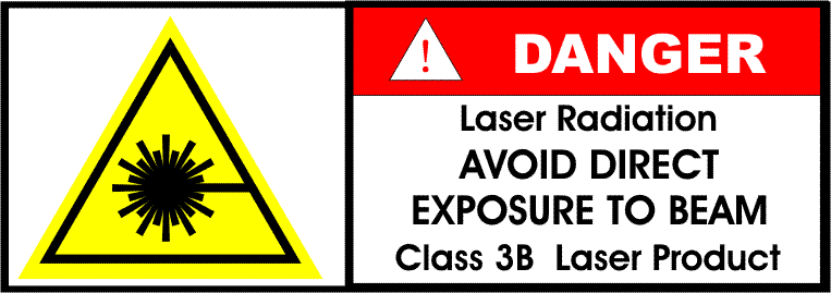  Laser Warning Label Image